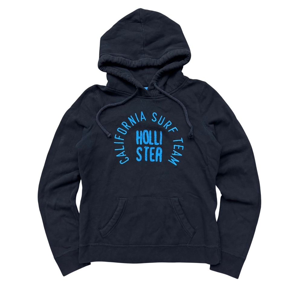Vintage Y2K 2000s Hollister California Surf Team Hoodie Blue M